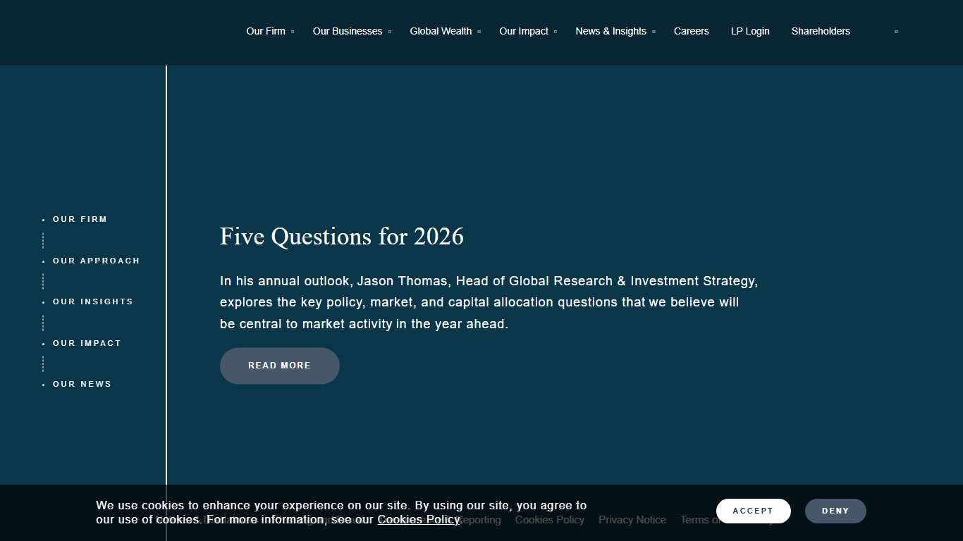 Carlyle Global Investment Firm